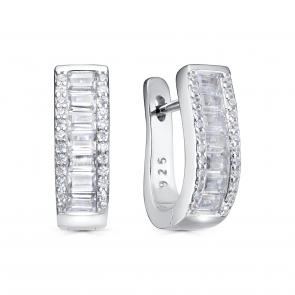 Серебряные серьги KABAROVSKY с фианитом K12-9064-7900 фото