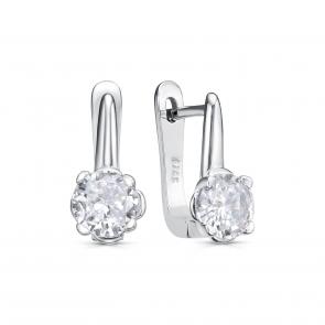 Серебряные серьги KABAROVSKY с фианитом K12-9067-7900 фото