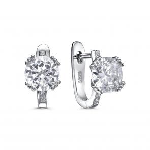 Серебряные серьги KABAROVSKY с фианитом K12-9068-7900 фото