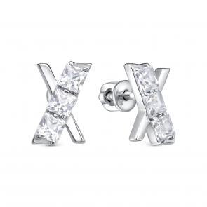 Серебряные серьги KABAROVSKY с топазом K12-907-2500 фото