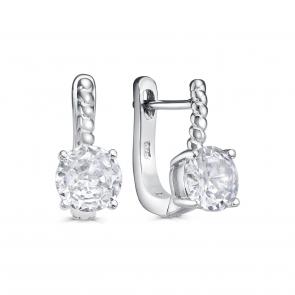 Серебряные серьги KABAROVSKY с фианитом K12-9074-7900 фото