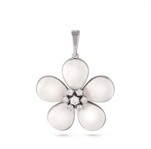 Серебряная подвеска KABAROVSKY с Swarovski K13-011-8110 фото