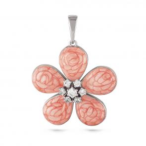 Серебряная подвеска KABAROVSKY с Swarovski K13-011-8111 фото