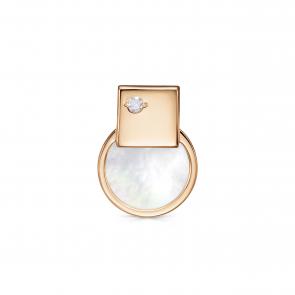 Золотая подвеска KABAROVSKY с бриллиантом и перламутром K13-01818-6200 фото