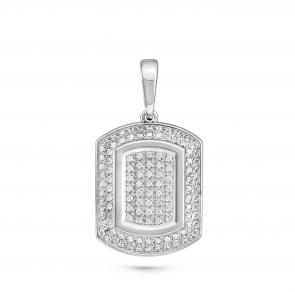 Серебряная подвеска KABAROVSKY с фианитом K13-090-7900 фото