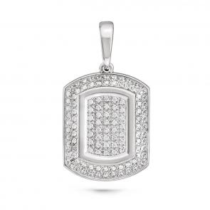 Серебряная подвеска KABAROVSKY с Swarovski K13-090-8100 фото