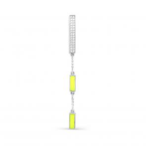 Серебряная подвеска KABAROVSKY с фианитом и эмалью K13-172-7937 фото