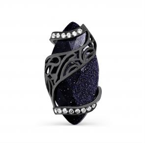 Серебряная подвеска KABAROVSKY с фианитом и авантюрином K13-268-1389 фото