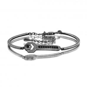Серебряный браслет KABAROVSKY с фианитом K14-282-31083 фото