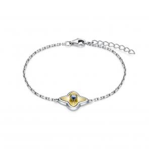 Серебряный браслет KABAROVSKY с фианитом K14-7006-40187 фото