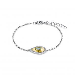 Серебряный браслет KABAROVSKY с фианитом K14-7009-40187 фото