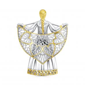 Серебряная брошь KABAROVSKY K15-935-0087 фото