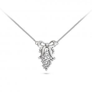 Серебряное колье KABAROVSKY с фианитом K16-070-8100 фото