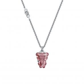 Серебряное колье KABAROVSKY с бриллианитом и фианитом swarovski K16-1000-14800 фото