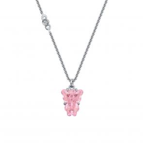 Серебряное колье KABAROVSKY с бриллианитом и swarovski K16-1000-16300 фото