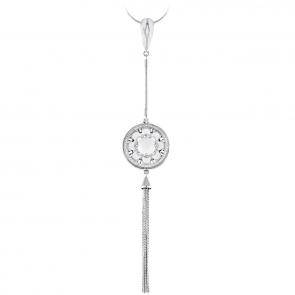 Колье из белого золота KABAROVSKY с бриллиантом и агатом K16-1648-1710 фото