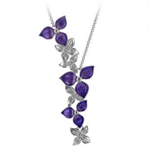 Серебряное колье KABAROVSKY с фианитом K16-187-7926 фото