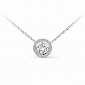 Серебряное колье KABAROVSKY с фианитом K16-252-7900 фото