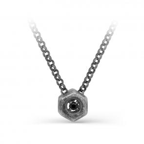 Колье из черненого серебра KABAROVSKY с Swarovski K16-282-31083 фото