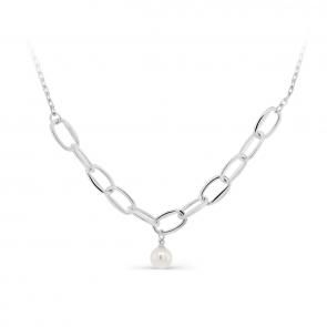 Серебряное колье KABAROVSKY с жемчугом Swarovski K16-301-1500 фото