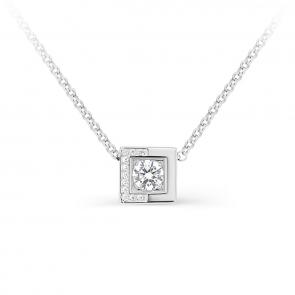 Серебряное колье KABAROVSKY с фианитом K16-306-7900 фото