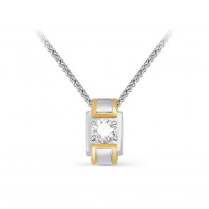 Серебряное колье KABAROVSKY с муассанитом K16-643-11387 фото