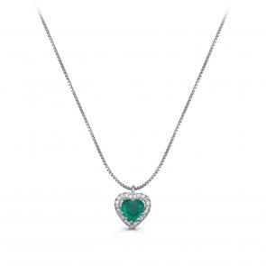  Колье из серебра с алпанитом и фианитом Серебро 925° K16-9070-60400 фото