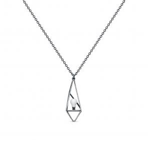 Колье изх черненого серебра KABAROVSKY с фарфором K16-918-13949 фото