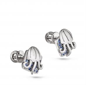 Серебряные серьги KABAROVSKY с фианитом K2-010-31100 фото