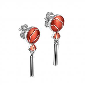 Серебряные серьги KABAROVSKY с эмалью K2-051-0028 фото