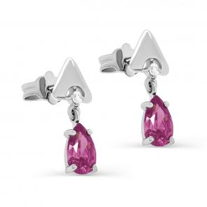 Серебряные серьги KABAROVSKY с фианитом K2-059-41700 фото