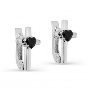 Серебряные серьги KABAROVSKY с фианитом K2-067-41000 фото