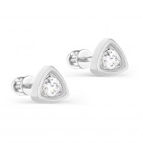 Серебряные серьги KABAROVSKY с фианитом K2-082-7900 фото