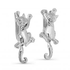 Серебряные серьги KABAROVSKY K2-172-0000 фото