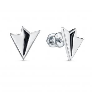 Серебряные серьги KABAROVSKY с эмалью K2-194-0002 фото