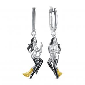 Серебряные серьги KABAROVSKY с фианитом K2-229-7981 фото