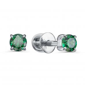 Серебряные серьги KABAROVSKY с Swarovski K2-234-40400 фото