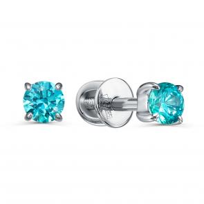 Серебряные серьги KABAROVSKY с Swarovski K2-234-42000 фото