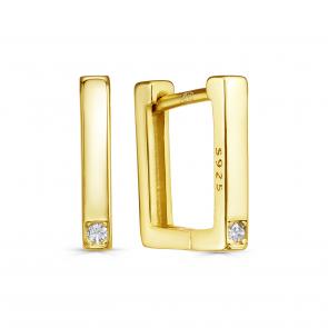 Серебряные серьги KABAROVSKY с фианитом K2-7000-7987 фото