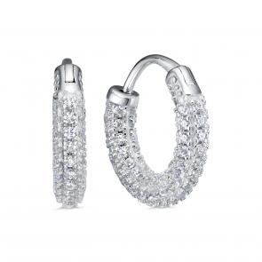 Серебряные серьги KABAROVSKY с фианитом K2-7002-7900 фото