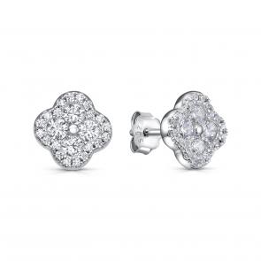 Серебряные серьги KABAROVSKY с фианитом K2-7003-7900 фото