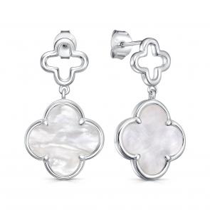 Серебряные серьги KABAROVSKY с перламутром K2-7017-6200 фото