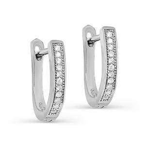 Серебряные серьги KABAROVSKY с фианитом K2-9027-7900 фото