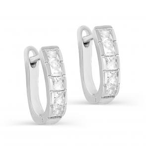 Серебряные серьги KABAROVSKY с фианитом K2-9028-7900 фото