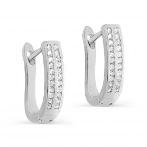 Серебряные серьги KABAROVSKY с фианитом K2-9029-7900 фото