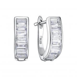 Серебряные серьги KABAROVSKY с фианитом K2-9108-7900 фото