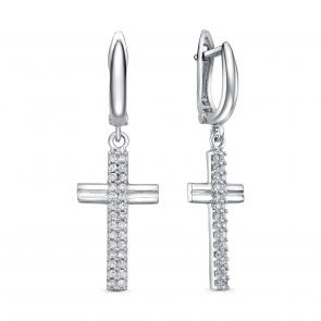 Серебряные серьги KABAROVSKY с фианитом K2-9111-7900 фото