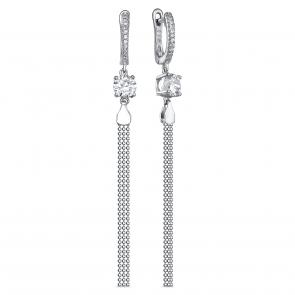 Серебряные серьги KABAROVSKY с фианитом K2-9115-7900 фото