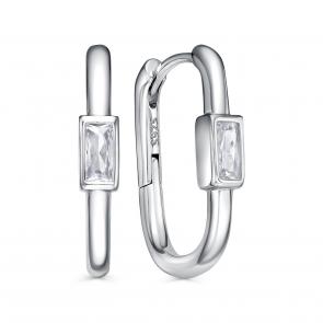 Серебряные серьги KABAROVSKY с фианитом K2-9122-7900 фото