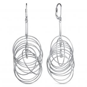 Серебряные серьги KABAROVSKY K2-9126-0000 фото